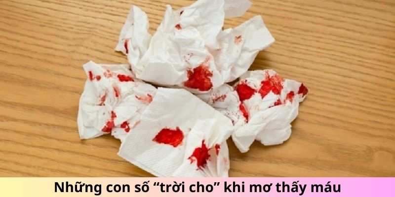 Những con số “trời cho” khi mơ thấy máu